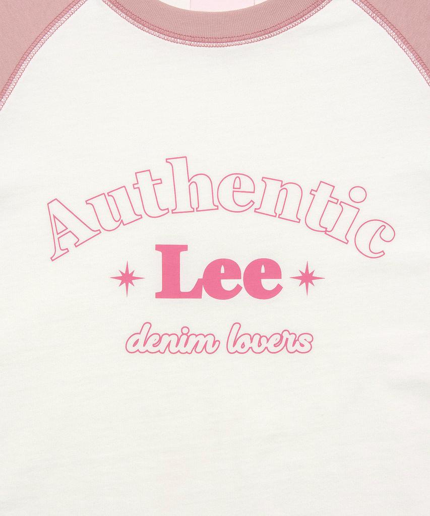 LEE Women'S Raglan Long Sleeve T-Shirt Pink