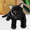 Schwarzes Katzen Plüschtier Stofftier Schwarzes Kätzchen Puppe Kissen Jungen Mädchen Weiche Spielzeuge Kinder Geburtstagsgeschenke Niedliches Plüschtier