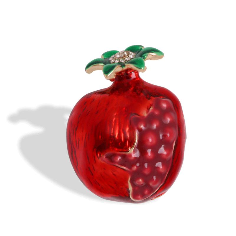 Pearl Fruit Brooch Grape Cherry Pin Drip Oil Corsage Pineapple Pomegranate Lotus Flower Mushroom Brooches