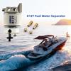 R12T Fuel Water Separator Fuel Filter/Water Separator Marine Complete Kit 10 Micron Filter Replaces Racor S3240 120AT R12T NPT ZG1/4-19 Fit 3/8 Inch