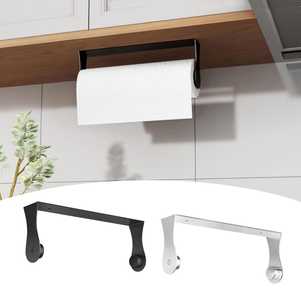 Paper Towel Holders Under Cabinet Dispenser Toilet Paper Roll Holder For Kitchen Bathroom Pantry Laundry Room Office Garage