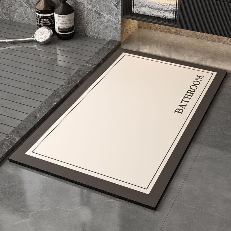 

Коврик для ванной из диатомита, впитывающий нескользящий коврик для ног, быстросохнущий коврик для душа, туалетный коврик, моющийся 40x60CM