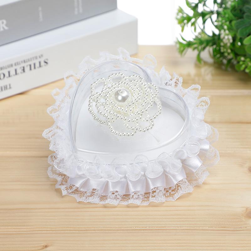 Romantic love lace ring box, earring pendant jewelry box, ring and earring gift box, jewelry display box, gift choice