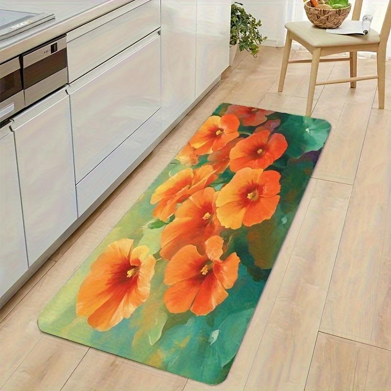 1PC 3D Pattern Kitchen Rug Non-Slip Door Mat Pop design Bathroom Rug Bath Mat Carpet for Home Sink Laundry Decor