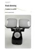 Solar K484 Dual Sensor Outdoor Wall Lamp - Infrared Motion Detection, Waterproof, Courtyard Light