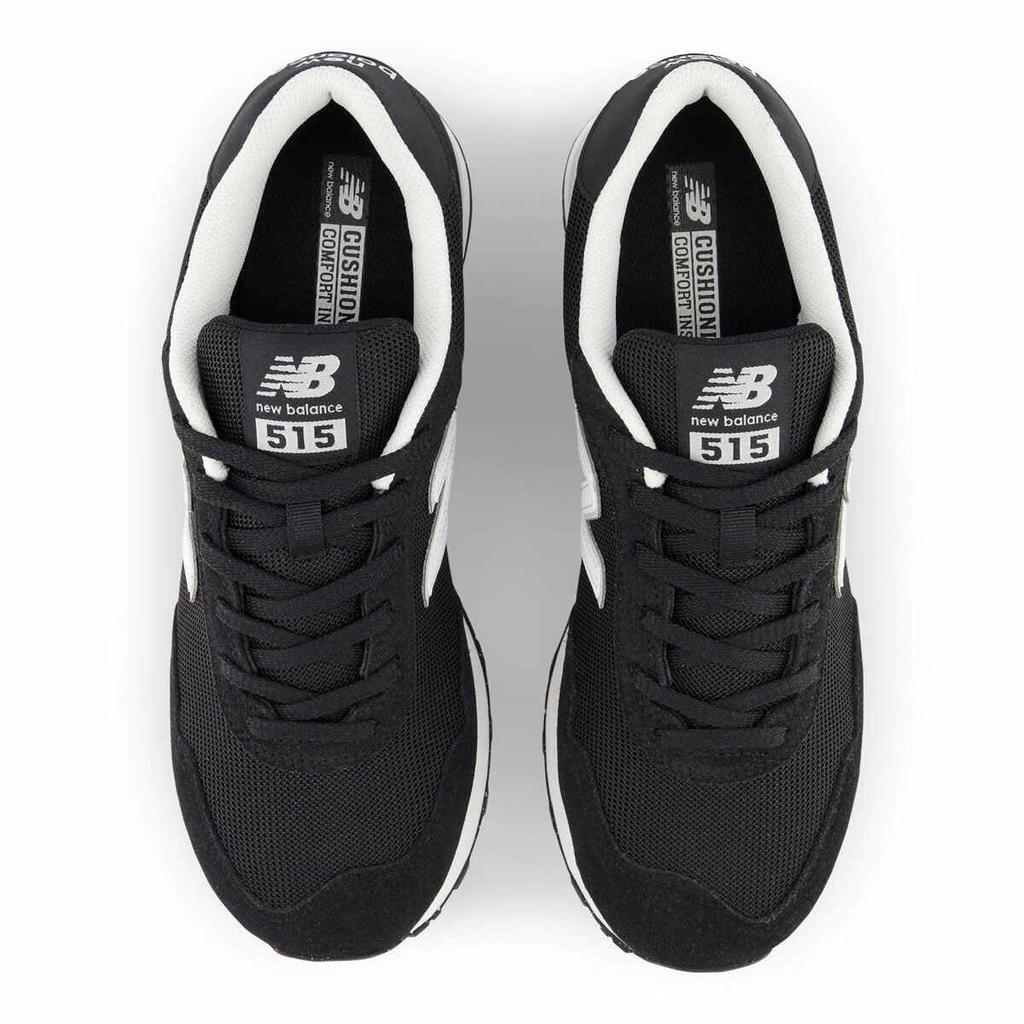 New Balance 515 ML515 BLK Size Men's Sneakers, Black, 28.0cm