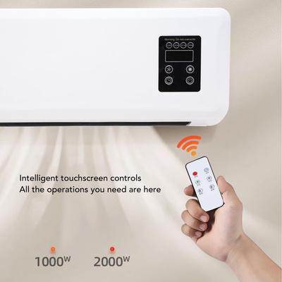 Wandmontierter tragbarer Klimaanlage Raum Kalt und Warm Wandmontierter Klimaanlage Einstellbar Energiesparend für Büro