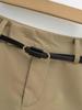 Retro Spicy Girl Belted Skirt Pants - Anti-Exposure A-line Mini for Women