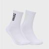 CLOUD ZERO ZERO Crew Socks (2P) (0097052) CZFAF1SC902YG-WHITE
