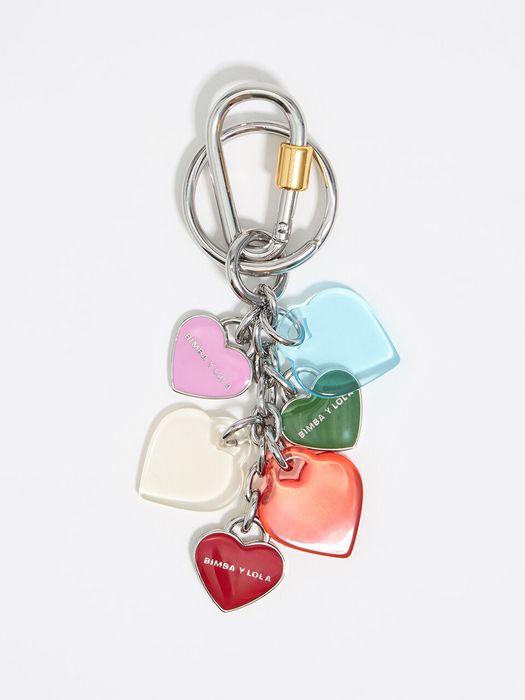 

BIMBA Y LOLA BIMBA Y LOLA Silver Heart Keyring B256AIZ002PKF Pink_FREE