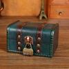 Decorative Treasure Box Vintage Wooden Large Desktop Storage Boxes for Jewelry