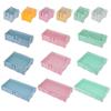 Interchangeable Mini Organizers Box Set Electronic Components Box For Beads Screws Fishing Tackle In Multiple Colors