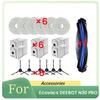 AEE4-19 Stück Für Ecovacs DEEBOT N30 PRO Saugroboter Zubehör Reiniger Teile Ersatz Hauptseitenbürste Wischmopp Filter