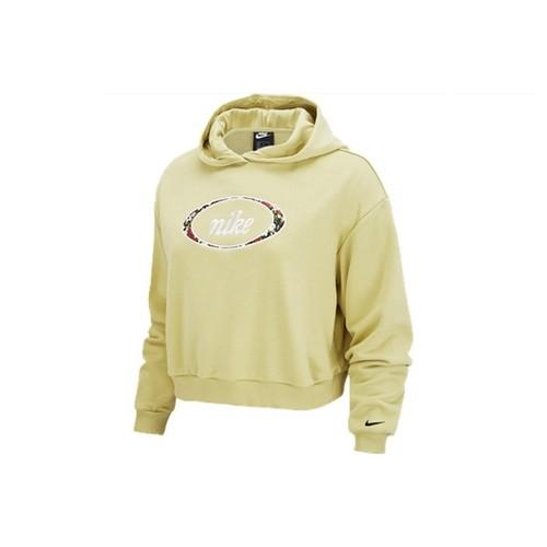 

Nike Women s Green Casual Embroidered Cropped Sweatshirt EU XL зелений