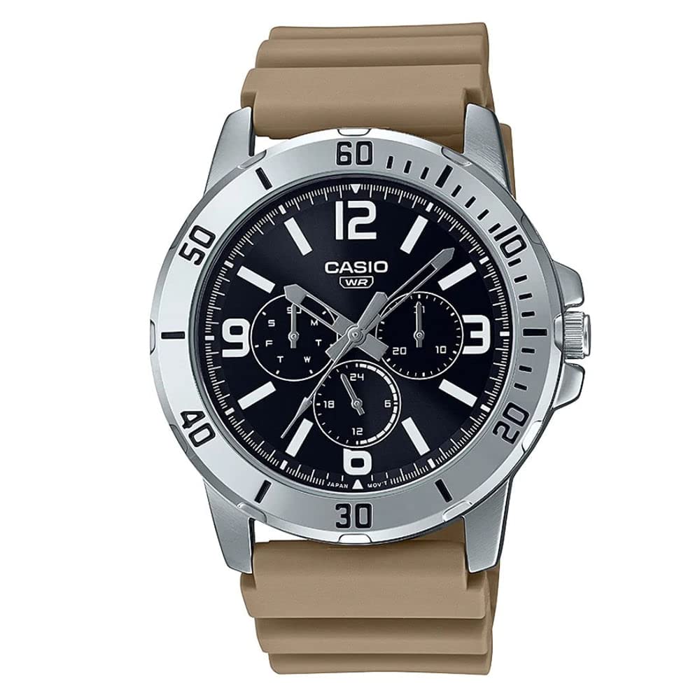 

Ремешок для аналоговых часов Casio Uni, коричневый, коричневый/черный,