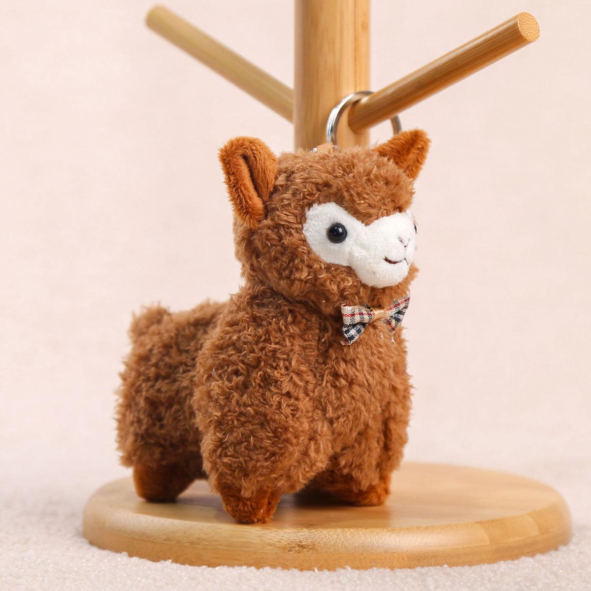 

Милый галстук-бабочка альпака кукла подвеска брелок плюшевая игрушка кукла девочка сумка подвеска Approx. 12cm/40g