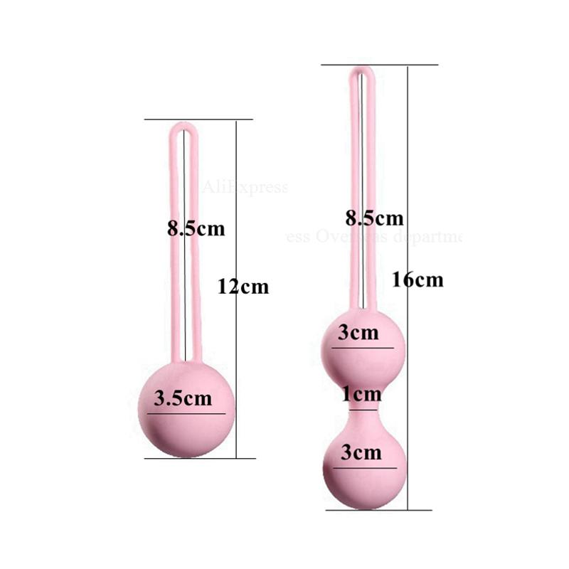 Medical Silicone Kegel Balls Exercise Tightening Device Balls Safe Ben Wa Ball for Women Vaginal Massager Adult Toy No Vibrator
