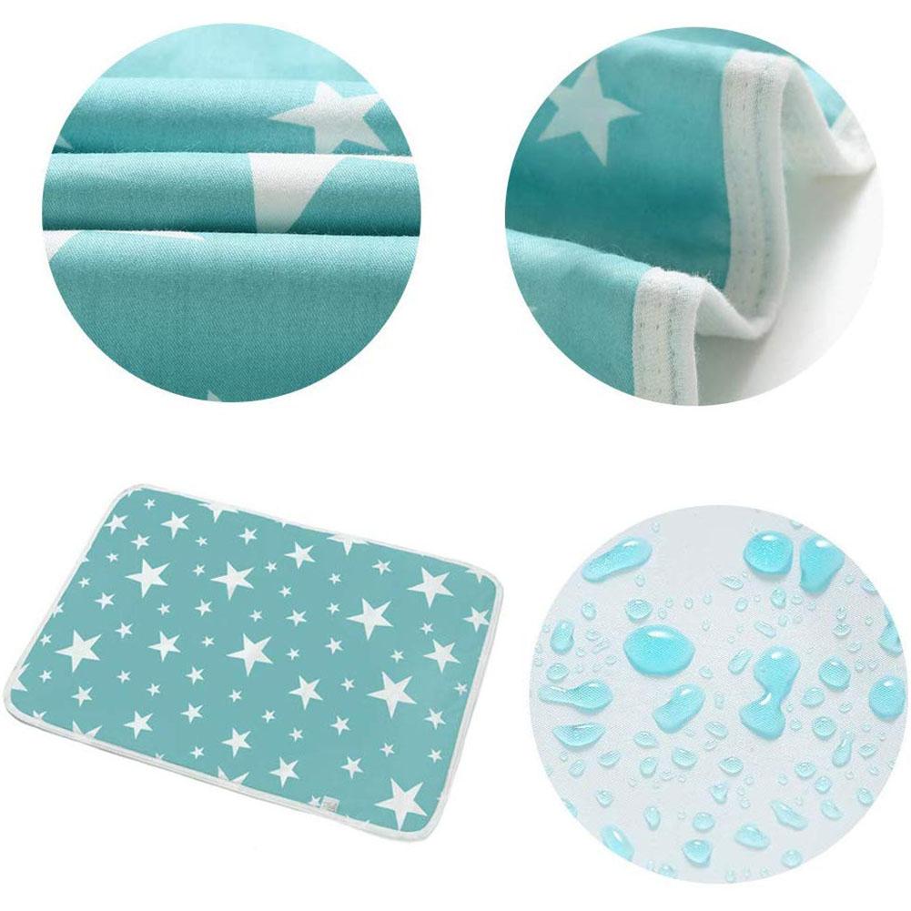 2ks voděodolná podložka do dětské postýlky nepropustná podložka do dětské matrace Soft Baby Mat