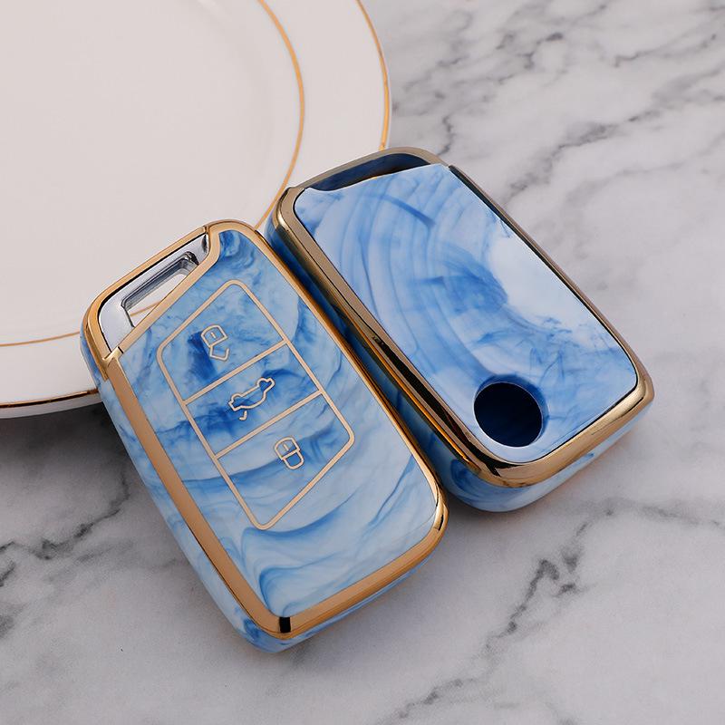 Volkswagen Schlüsselhülle für Tayron X, T-Roc, Bora, Sagitar, Golf 7, New Magotan B8CC, Passat