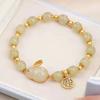 Imitation Hetian Yutu Fu Brand Bracelet Women's Design High-value Bracelet Girlfriend Gift