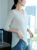 Women's Cashmere V-Neck Long Sleeve Loose Fit Pullover Sweater