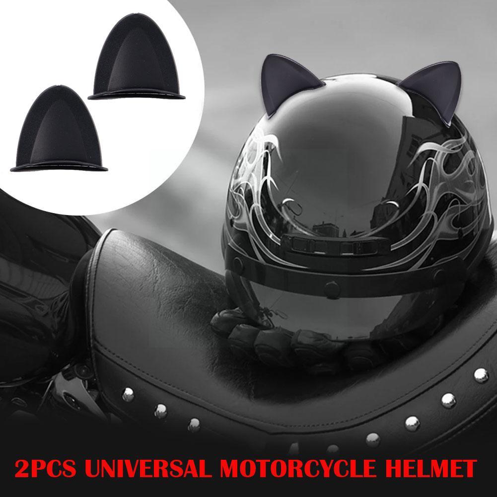 2pcs Universal Motorcycle Helmet Decoration Accessories Devil Horns Decoration Sport Decoration Cat Ears Outdoor L2T8