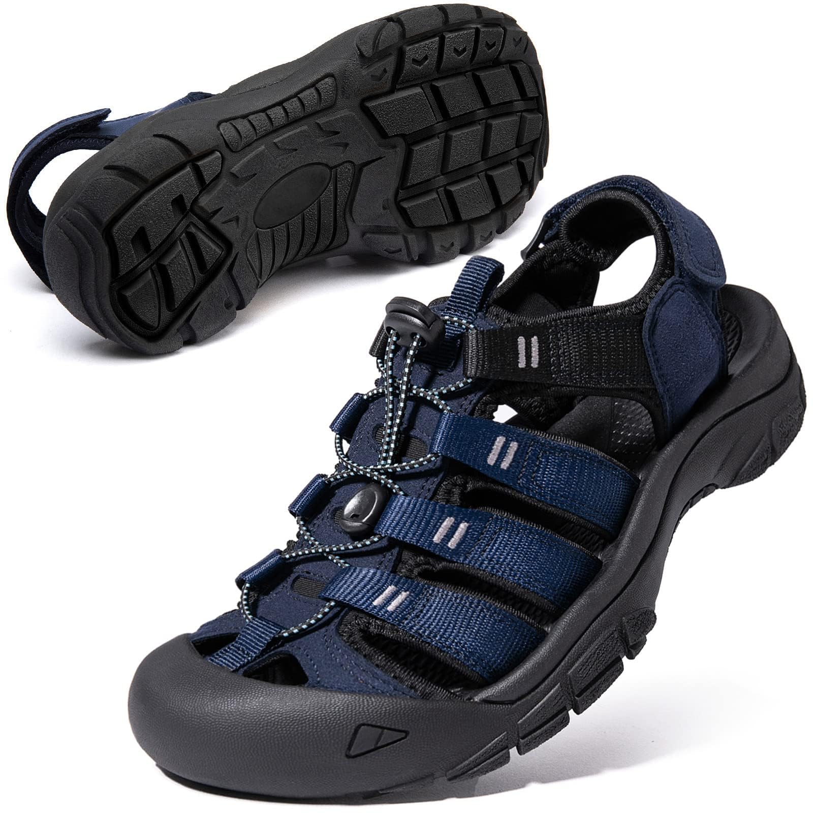 

MERPHINE Summer Sports Leisure Popular Outdoor Sandals with Toe Ideal for Camping and Dark Size Men s Sandals, Sandals, Sandals, Protection, Fishing, темно-синий