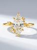 925 Sterling Silver Fashion Personalized Marquise Zircon Ring For Women Anniversary Engagement Luxury High Quality Jewelry