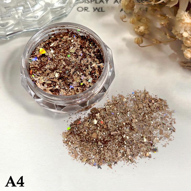 1Box Mini Sparkling Star Nail Glitter Sparkling Pentagram Nail Decoration Nail Salon Design Accessories DIY Nail Art Design