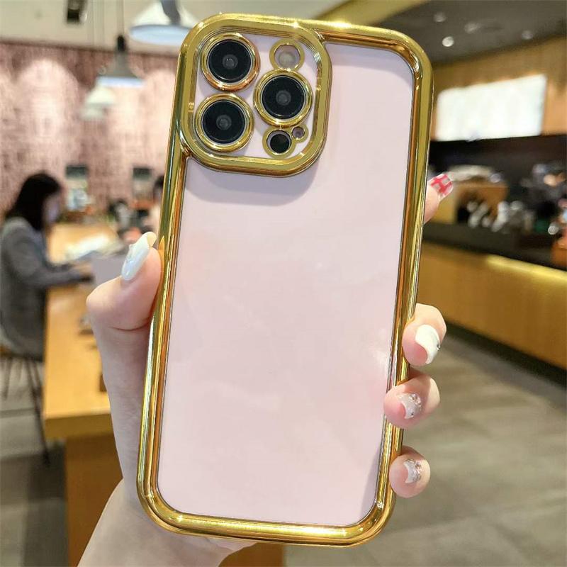 

Для iPhone 15 Pro Max Роскошный гальванический чехол из ТПУ для телефона iPhone 14 13 12 11 Pro Max X XS XR XS Max 8 7 Plus противоударный чехол iPhone 15 Pro Max розовый