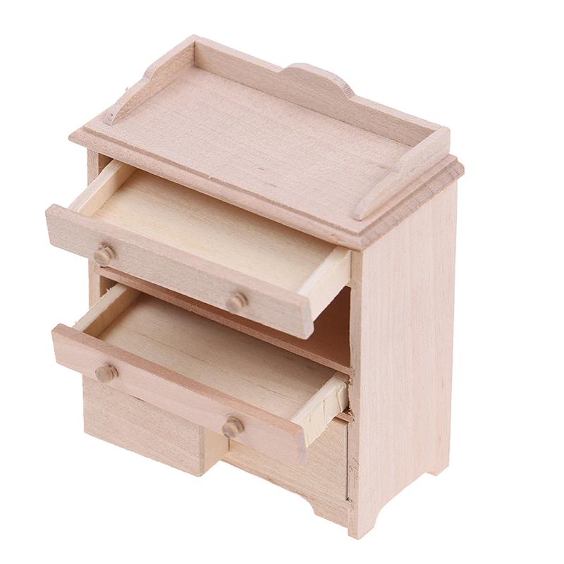 1:12 Dollhouse Miniature Cabinet Set Model Doll House Living Room Accessories