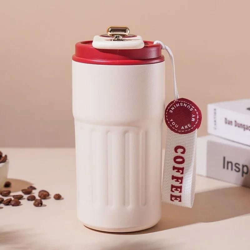 Isolerad mugg i rostfritt stål Visar temperatur Kaffekopp Intelligent Bilmonterad Vattenkopp Gåva Dricksverktyg