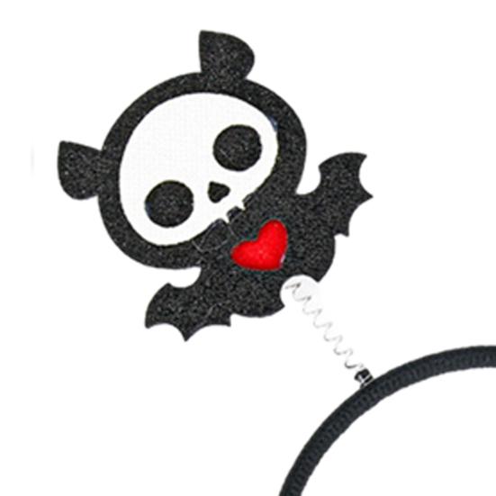 Halloween Headband for Kids Adults Glitter Pumpkin Bat Ghost Skull Hair Accessories