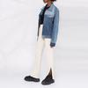 Y-3 Solid High-Waisted Seam Detail Relaxed Pants Women pants White H61930