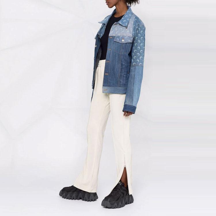 Y-3 Solid High-Waisted Seam Detail Relaxed Pants Women pants White H61930