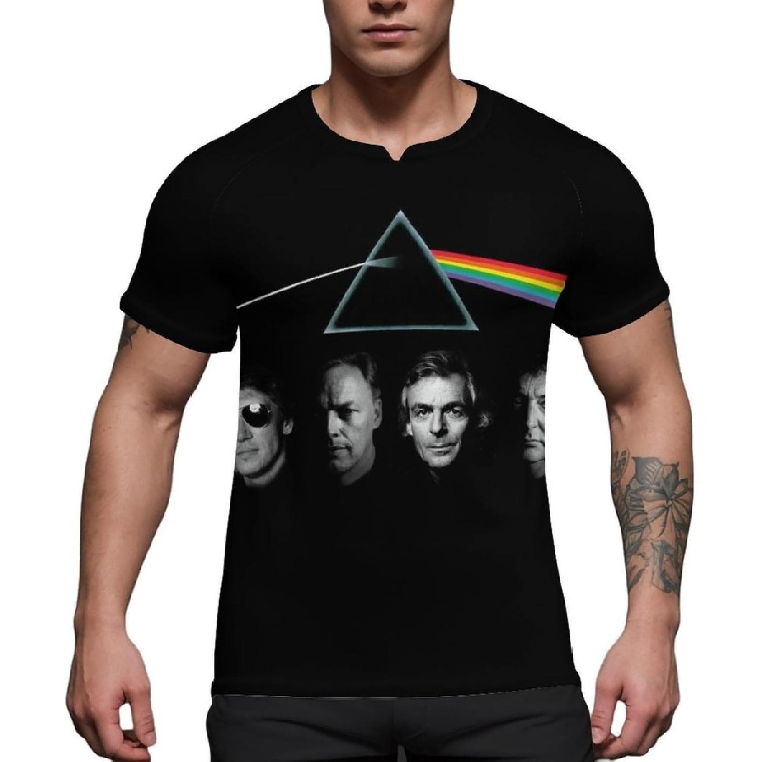 

Maytue MensT-Shirt Dark Side of The Moon Crew Neck Quick Dry Cool Short Sleeve Comfortable Sport Tees XXXXXL різнокольоровий
