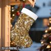 Christmas decoration fireplace hanging stocking1pc 1pcs Ornate Baroque Christmas Stocking Suitable for Tree Ha