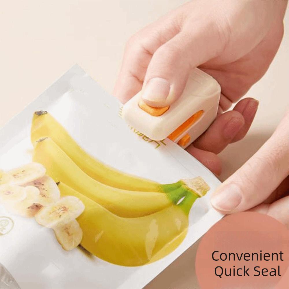 USB Rechargeable Mini Sealing Machine Magnetic Food Sealer Clip Packaging Sealer  Refrigerator