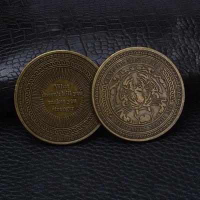 Mysterious Retro Collectibles Crafts Gifts Tiger Coin Commemorative Coin Purses Holder Metal