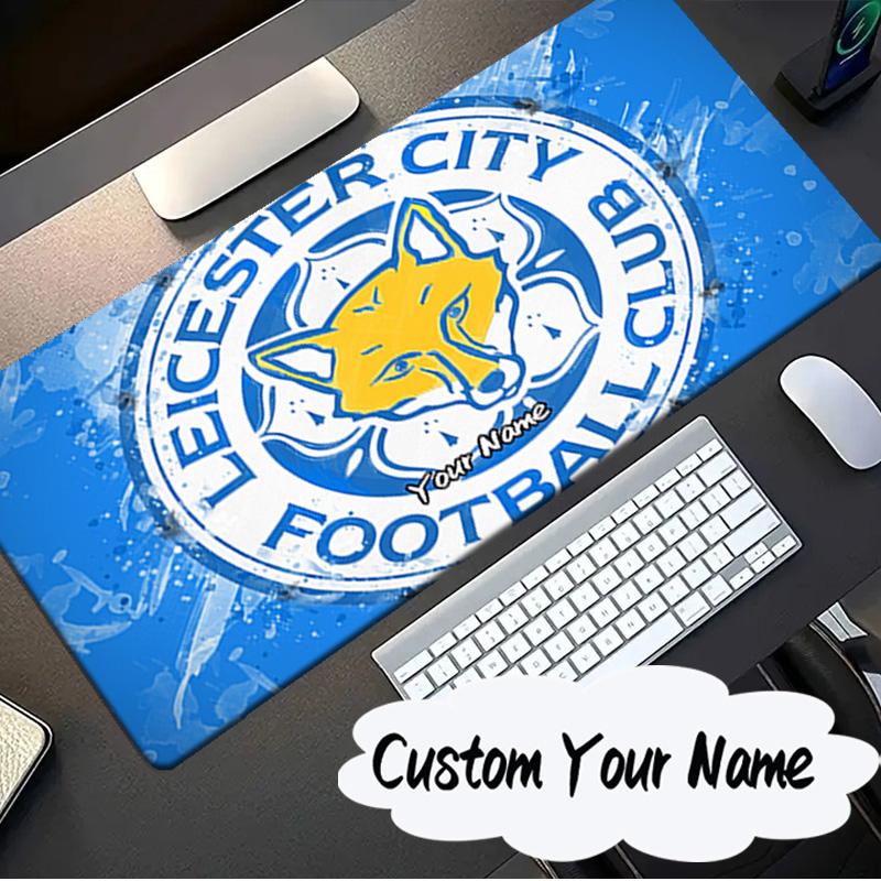 Custom Name Mouse pad Leicester Football Club Crest Mouse pad, Gaming Mouse Pad, keyboard pad, Desk Decor for computer notebook Fan Birthday Gift