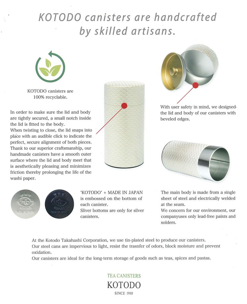 Kotodo Takahashi Seisakusho Tea Caddy Wooden Nukumori Can Long 100g Oak