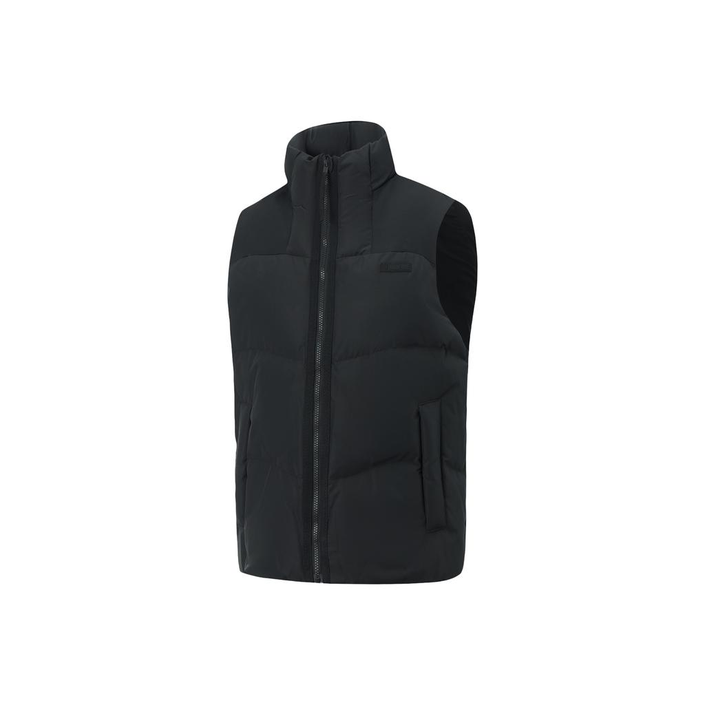Li-Ning Badfive Windproof Water-Repellent Loose Stand-Collar Logo Down Vest Men vest AMRV029-3