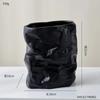 Nordic Pleated Ceramic Vase Home Decor Luxury Living Room Decoration Flower Pots Cachepot for Flowers Modern Decorative Vases