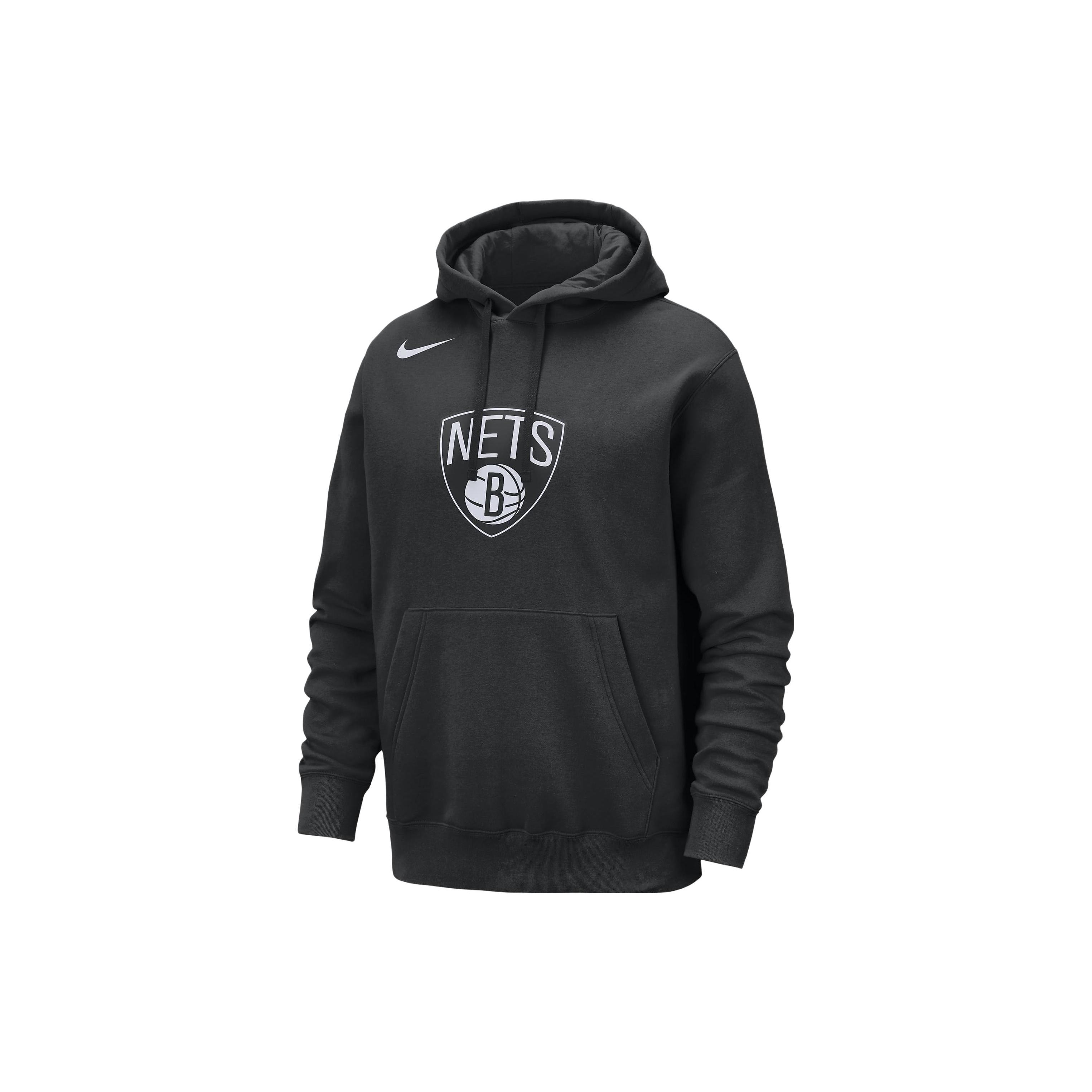 Мужская толстовка с капюшоном Nike Brooklyn Nets Club Nike Nba FB4744-010 S