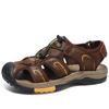 Men Hiking Sandals Outdoor Black Brown Water Shoes Wide Palm Athletic Closed Toe Sport Sandals Beach Shoes Large Size