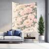 Elegant Snake and Peony Tapestry  Beautiful Art Wall Hanging Essential Home Decor