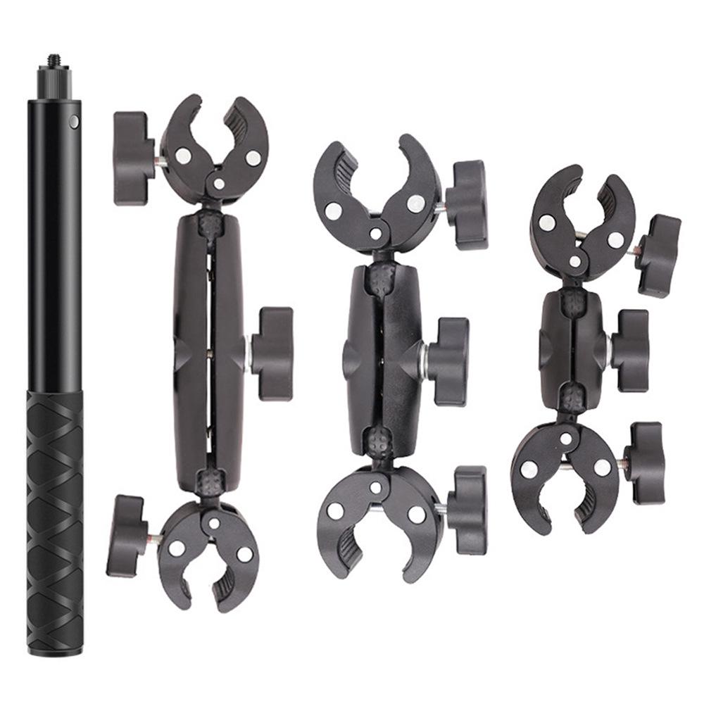 Motorcycle Clamp Selfie Stick & Camera Mount for Sports Accessories