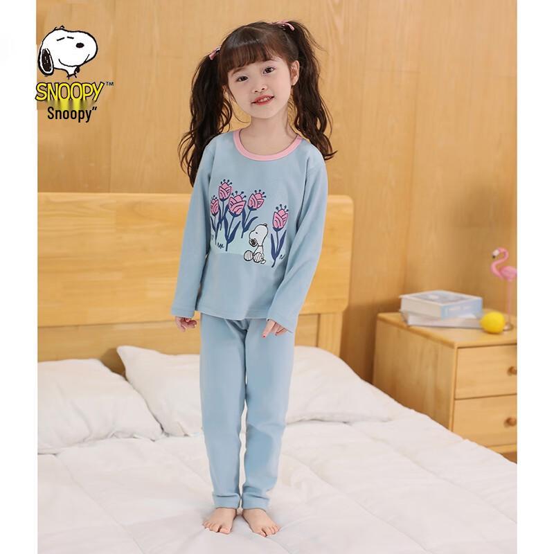 Snoopy Kids Pullover Sweatshirt & Pants Set 110