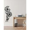 Metal Dandelion Sculpture Wall Art Modern Home Decor Unique Wall Hanging Gift