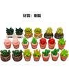 Pinenjoy 20 Pieces Miniature Cactus Plant Figurines, Cute Succulent Ornaments, Soothing Decor, Garden Accessories, Bonsai, Succulent Spheres,
